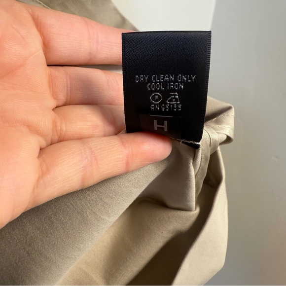 Lafayette 148 Neutral 1/2 Sleeve Lightweight Full Zip Jacket Size 8 - Picture 7 of 8